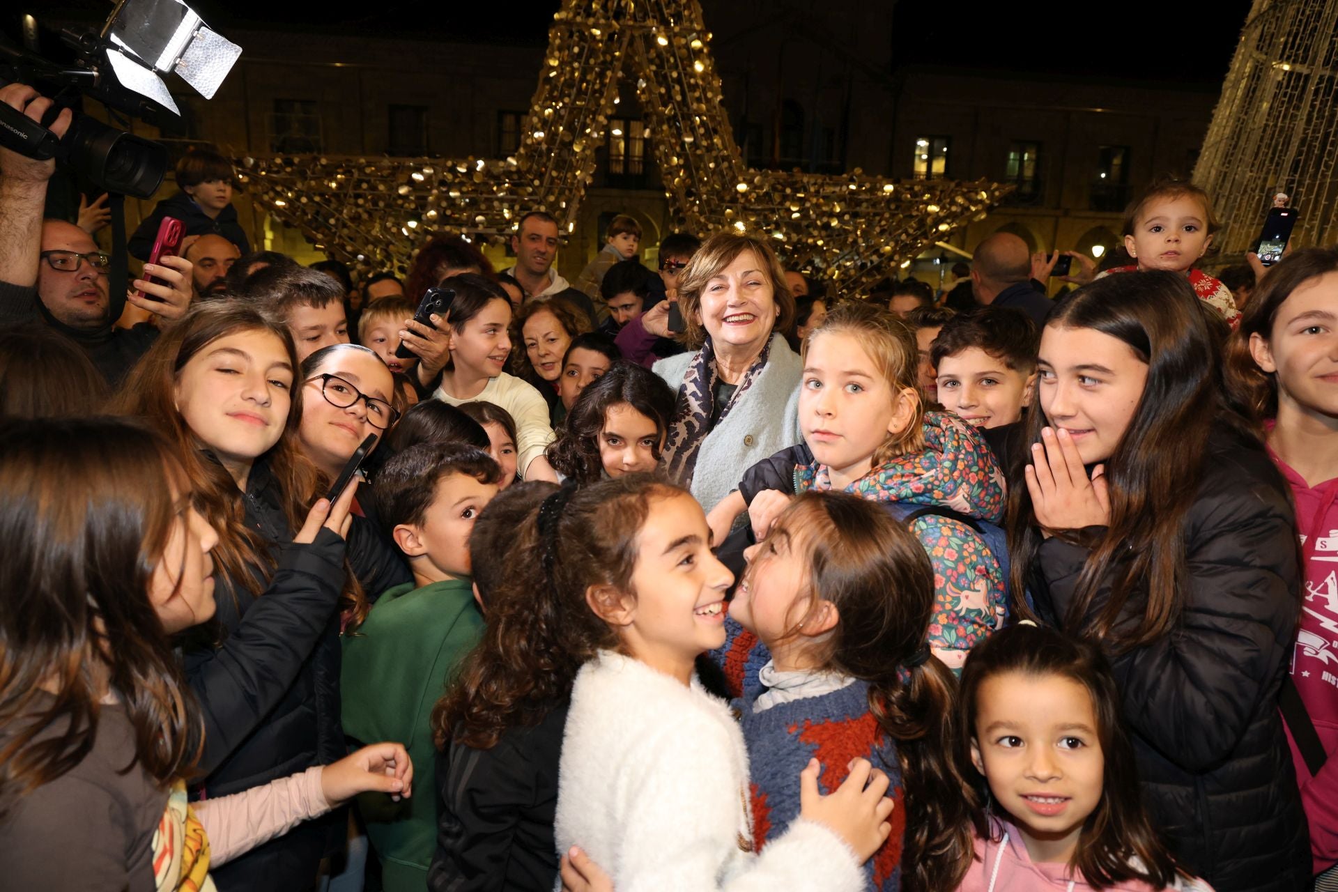 Las luces de Navidad de Avilés, en imágenes