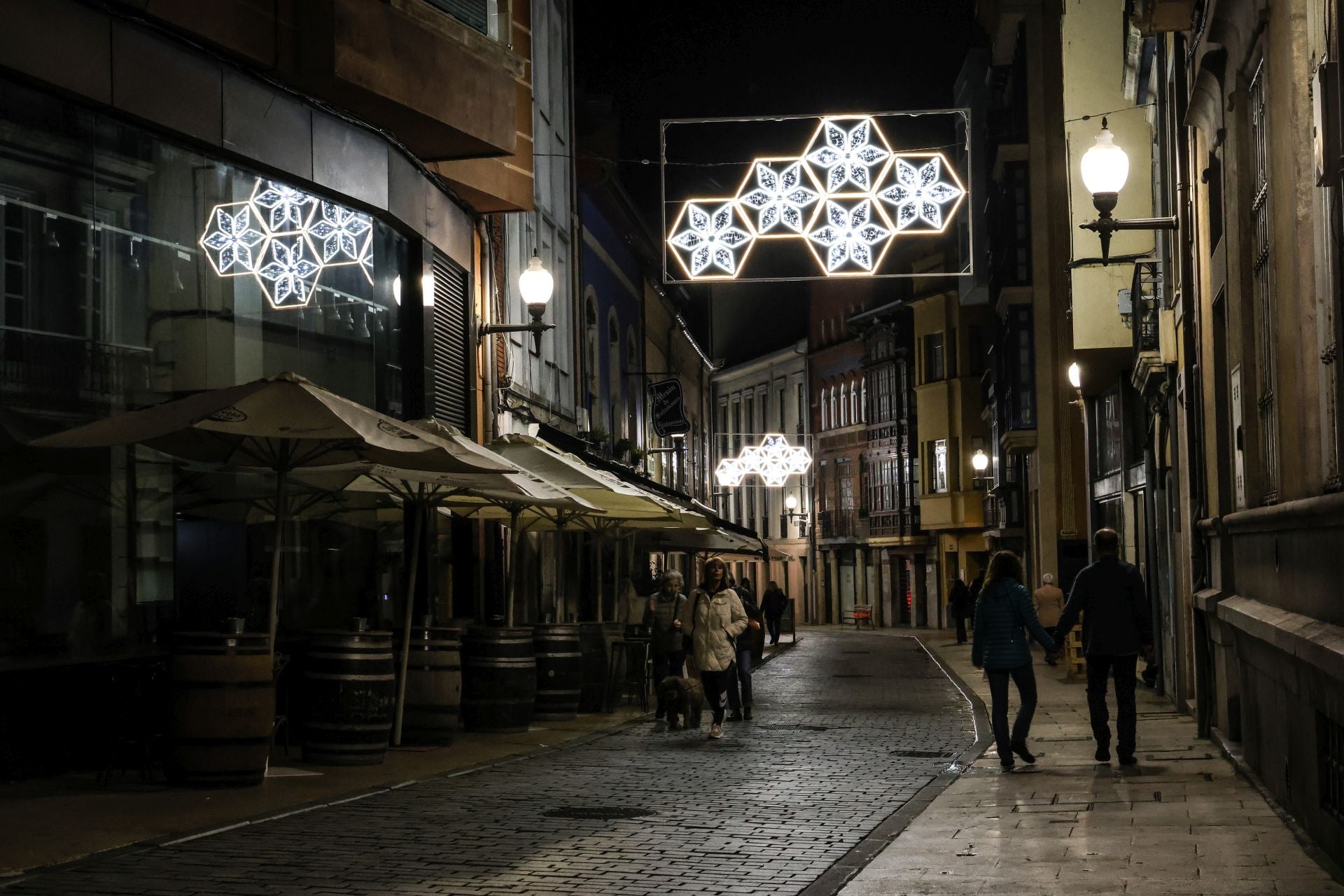 Las luces de Navidad de Avilés, en imágenes