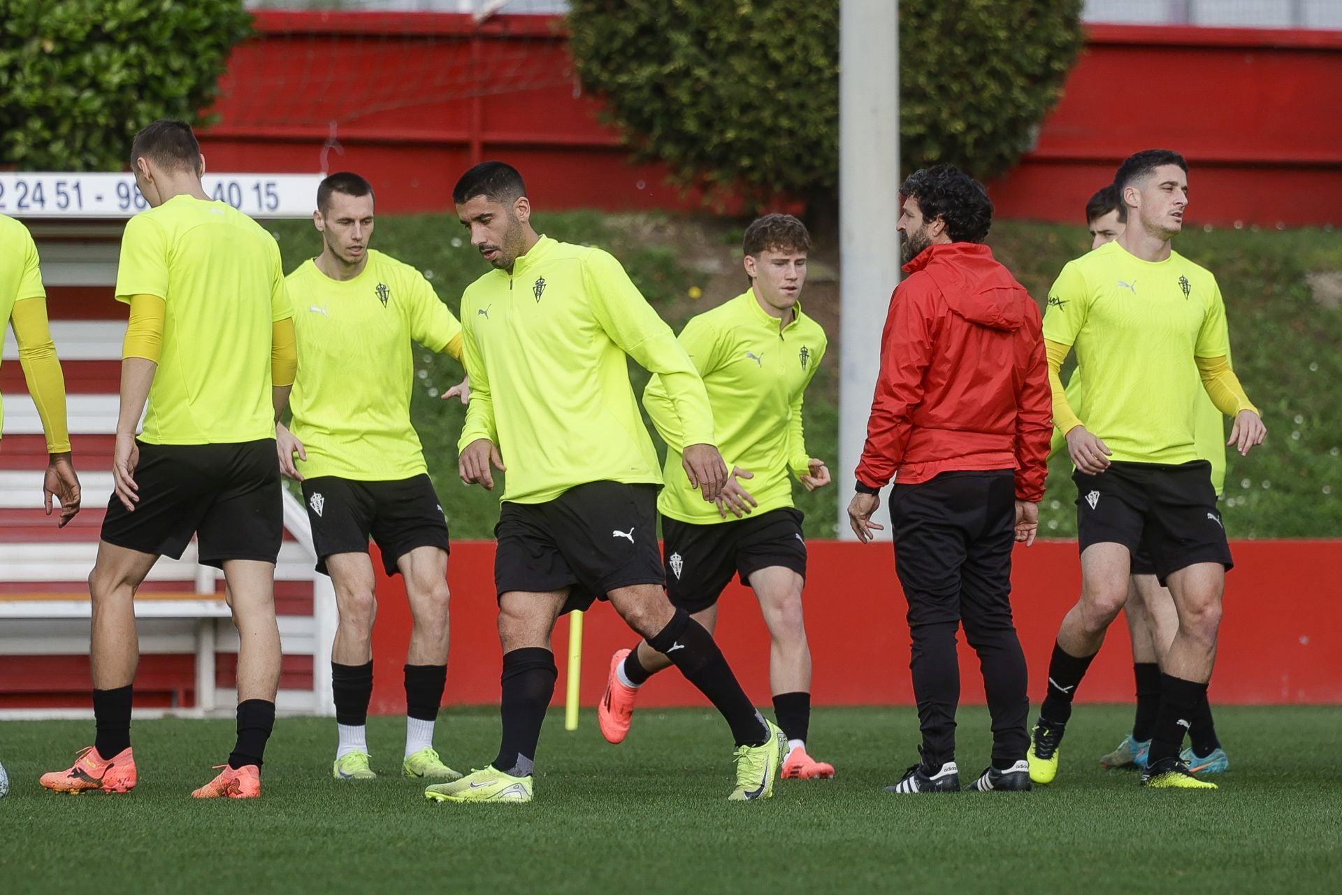 Entrenamiento del Sporting (06/12/24)