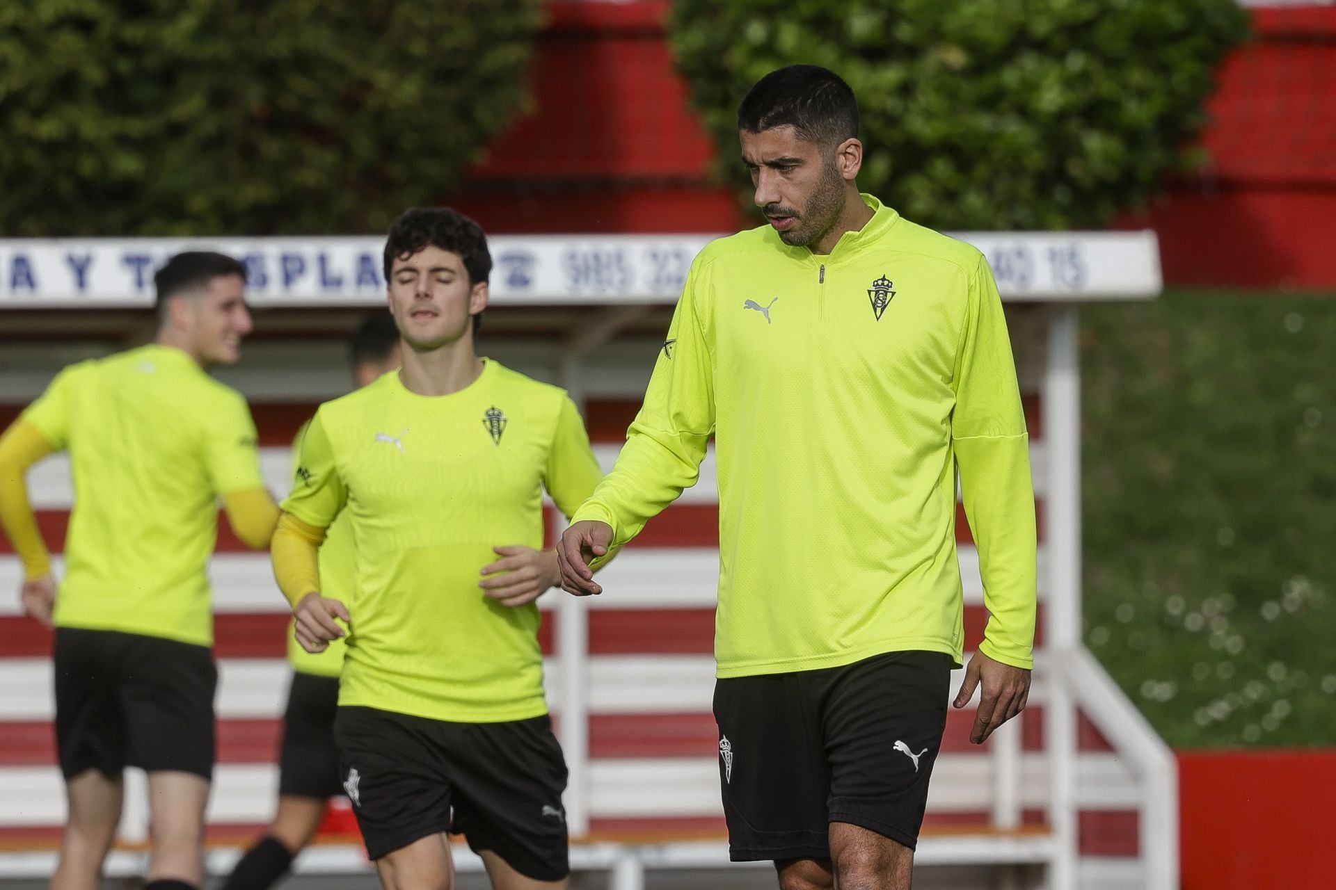 Entrenamiento del Sporting (06/12/24)