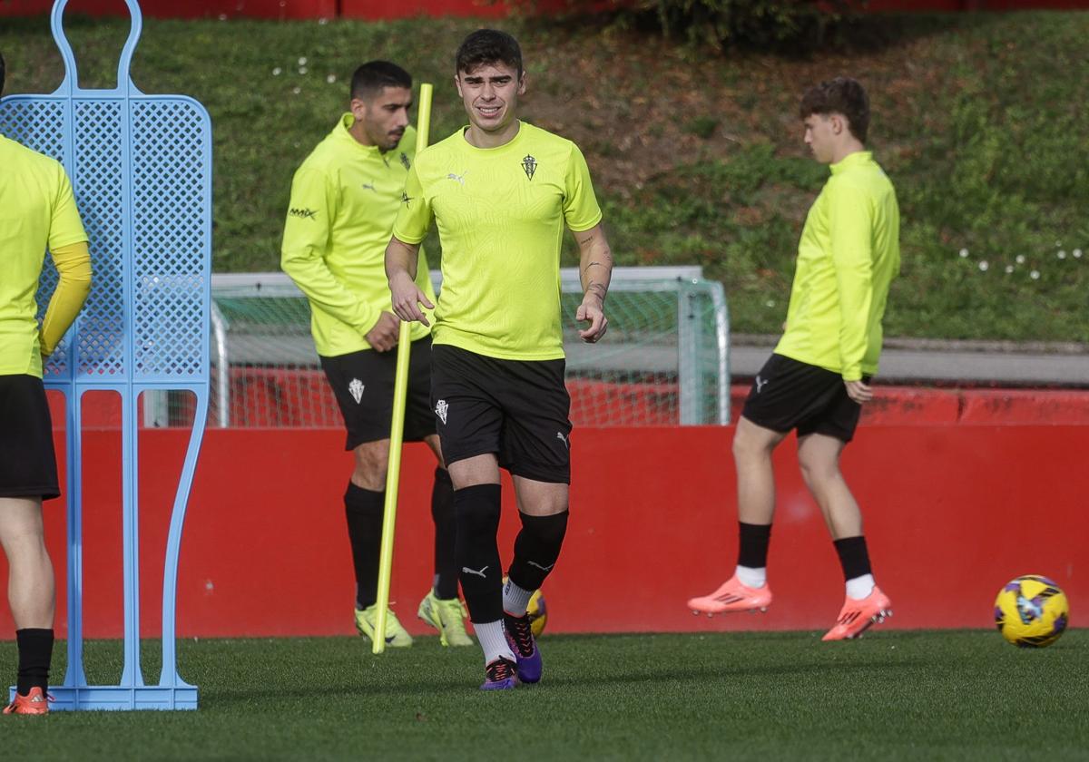 Entrenamiento del Sporting (06/12/24)