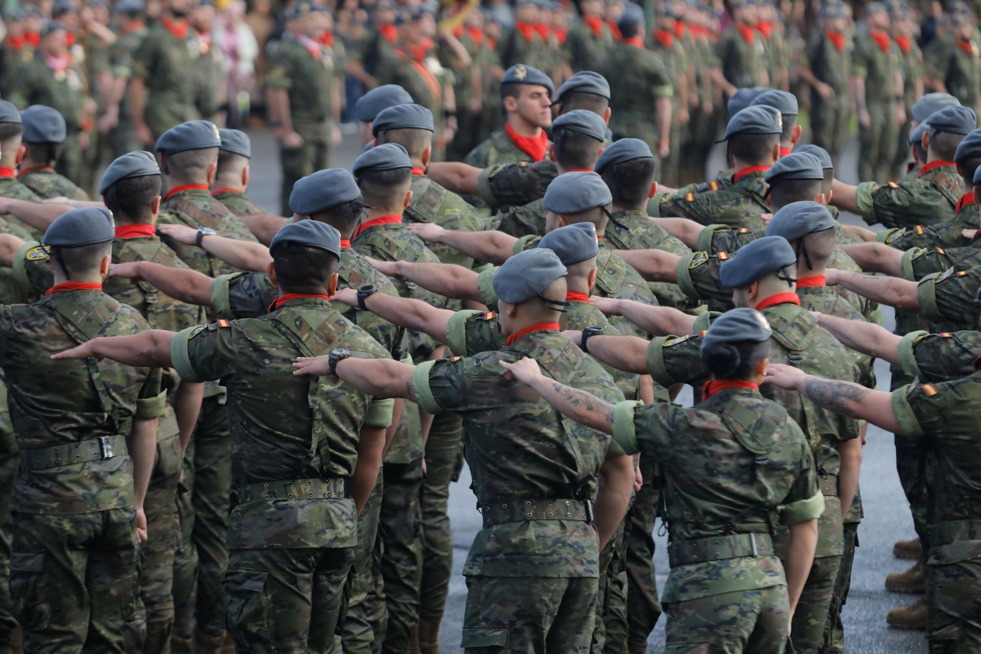 Cabo Noval celebra la Inmaculada, patrona de la Infantería