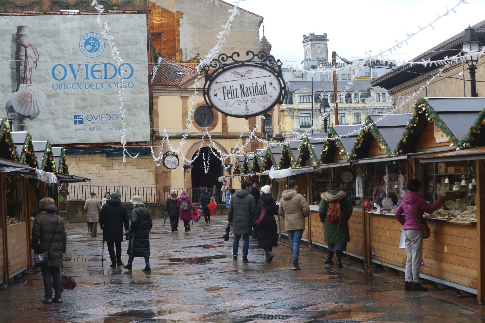 Nieve, lluvia y mucho frío en lo peor del temporal en Asturias