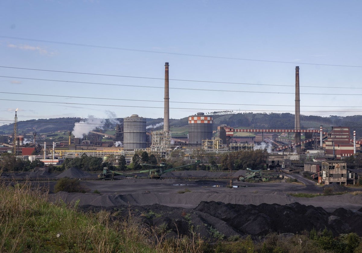 Factoría de Arcelor en Gijón.