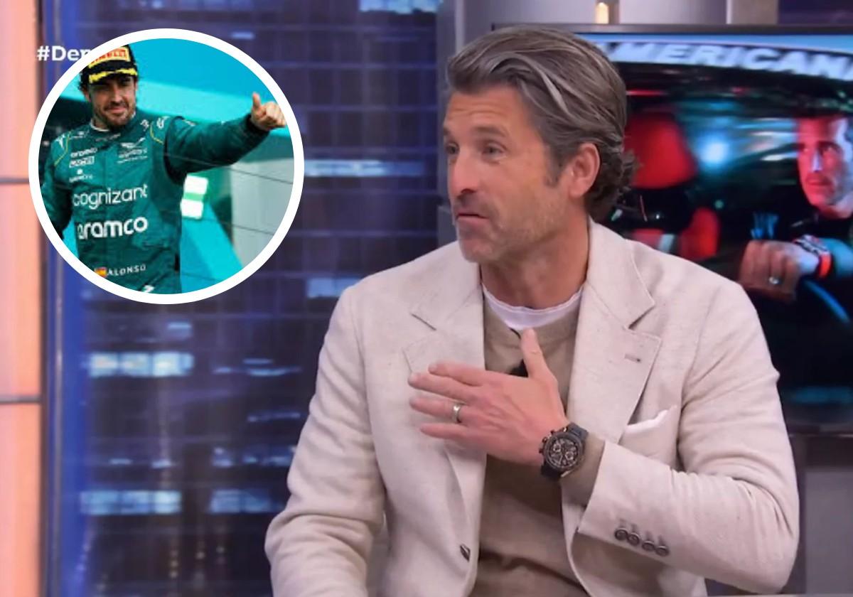 Patrick Dempsey alaba en 'El Hormiguero' a Fernando Alonso: «Un gran piloto»