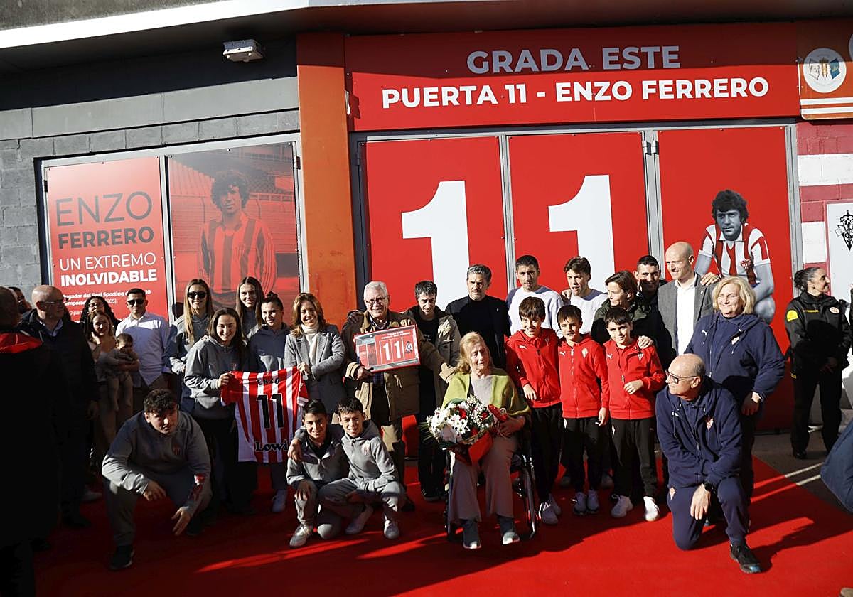 Enzo Ferrero, inolvidable para el Sporting: «Estas puertas siempre estarán abiertas para que la gente entre y salga»