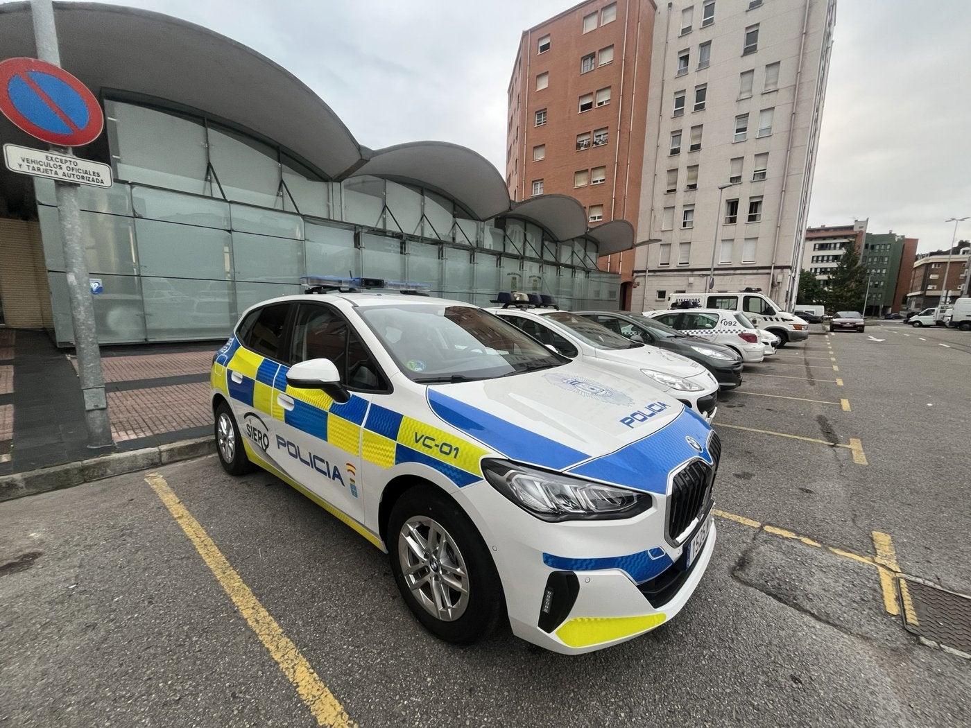 Cuartelillo de la Policía Local en Pola de Siero.