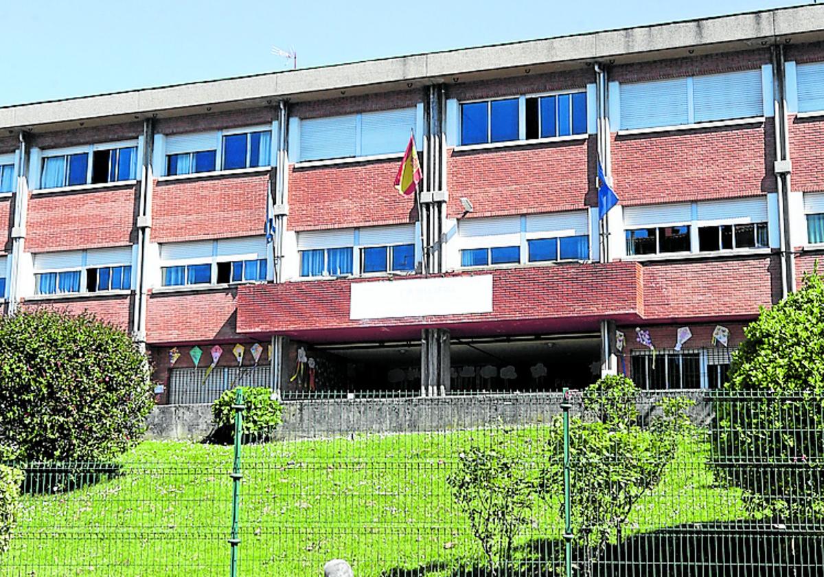 El colegio público de Villafría, en Oviedo.