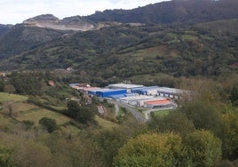 Una vista del polígono de Olloniego-Tudela, cuyas dos fases superan los 800.000 metros cuadrados.