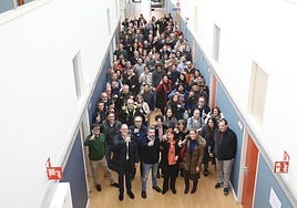 Consejeros y empresas de La Curtidora expresaron ayer sus buenos deseos para el próximo año.