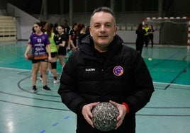 Alfredo Rodríguez, durante un entrenamiento en La Arena.