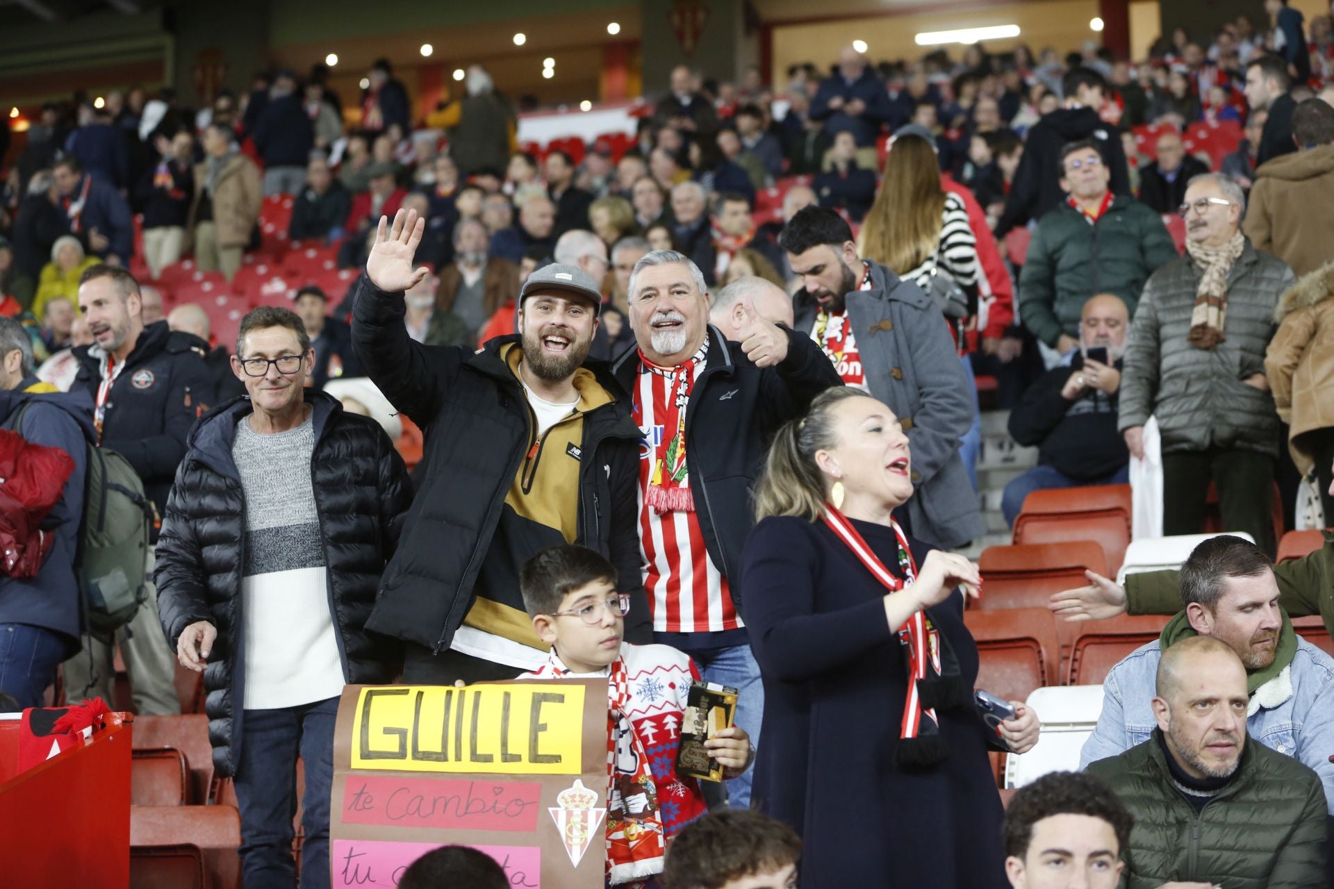 ¿Estuviste en el Sporting - Málaga? ¡Búscate!