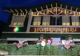 Luz ganadora, a cargo de Nuria Suárez, en el II Concurso de Luces Navideñas #AllumaLaNavidá