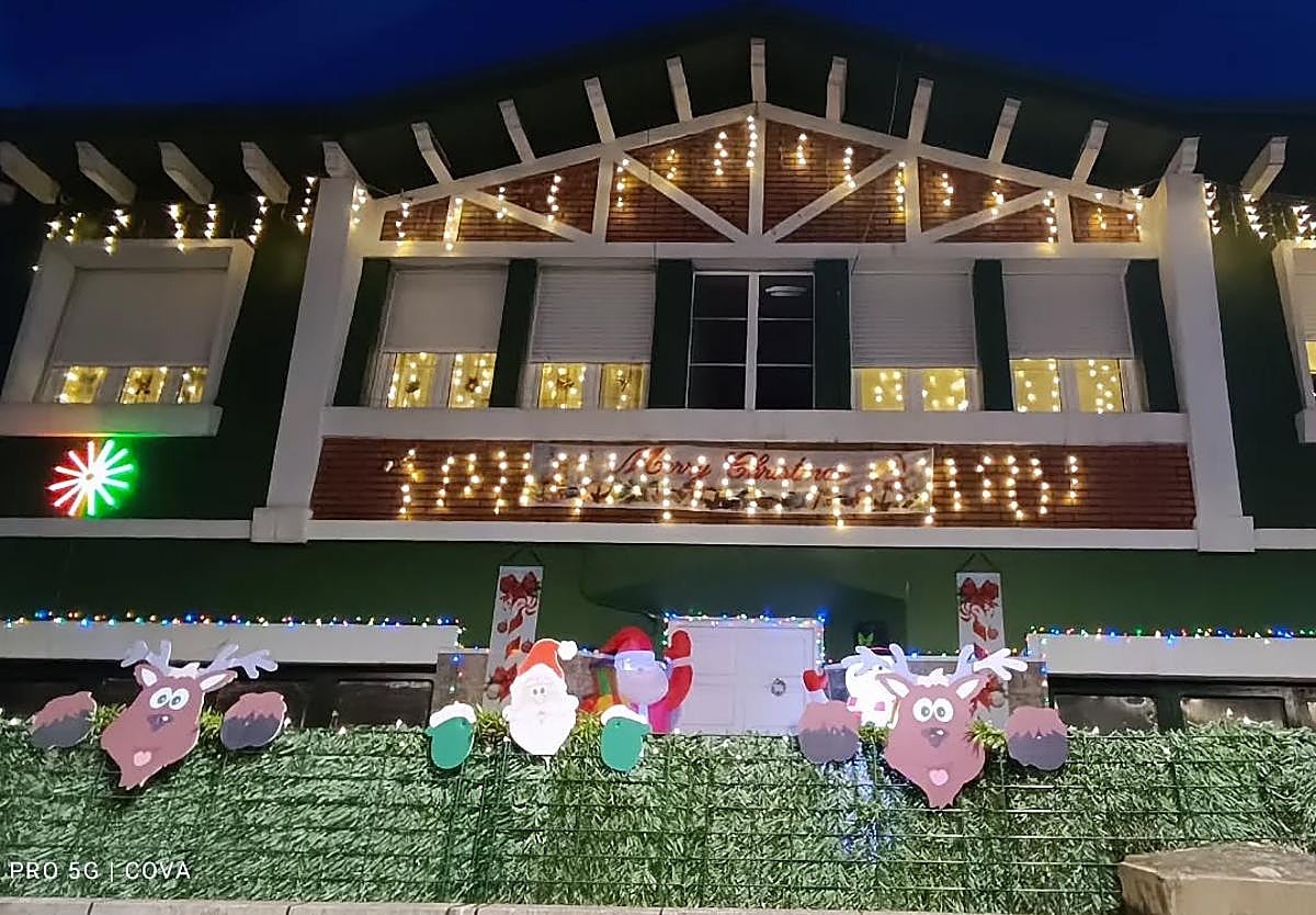 Luz ganadora, a cargo de Nuria Suárez, en el II Concurso de Luces Navideñas #AllumaLaNavidá