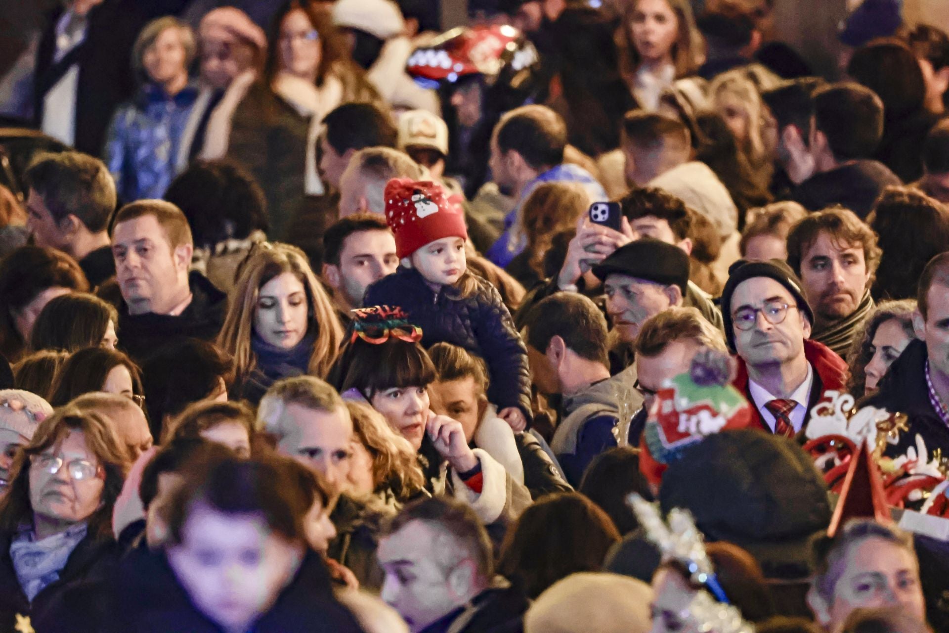 Los más pequeños reciben el año adelantado en las pequecampanadas de Gijón