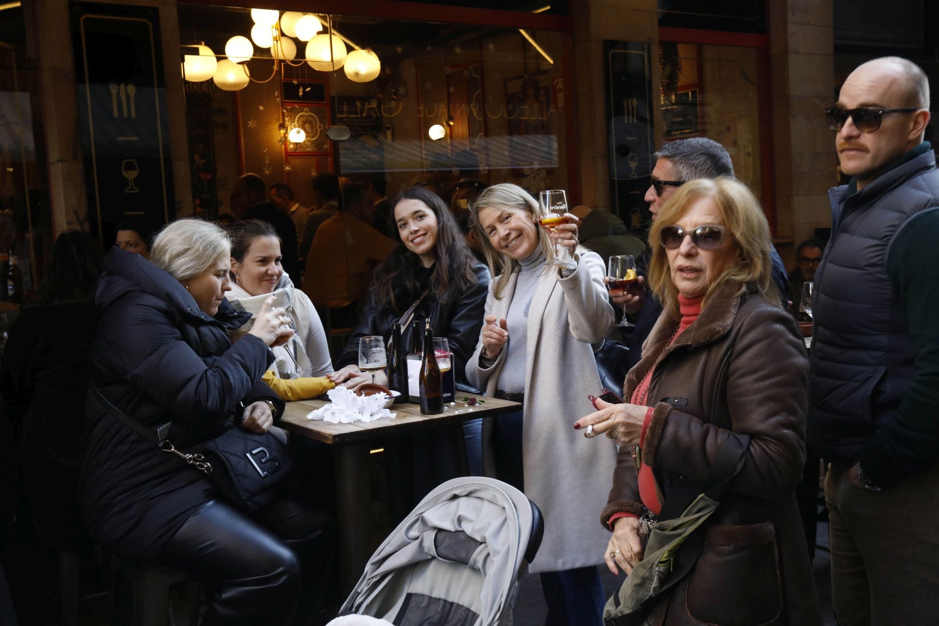 Asturias, de terraceo para brindar por el nuevo año