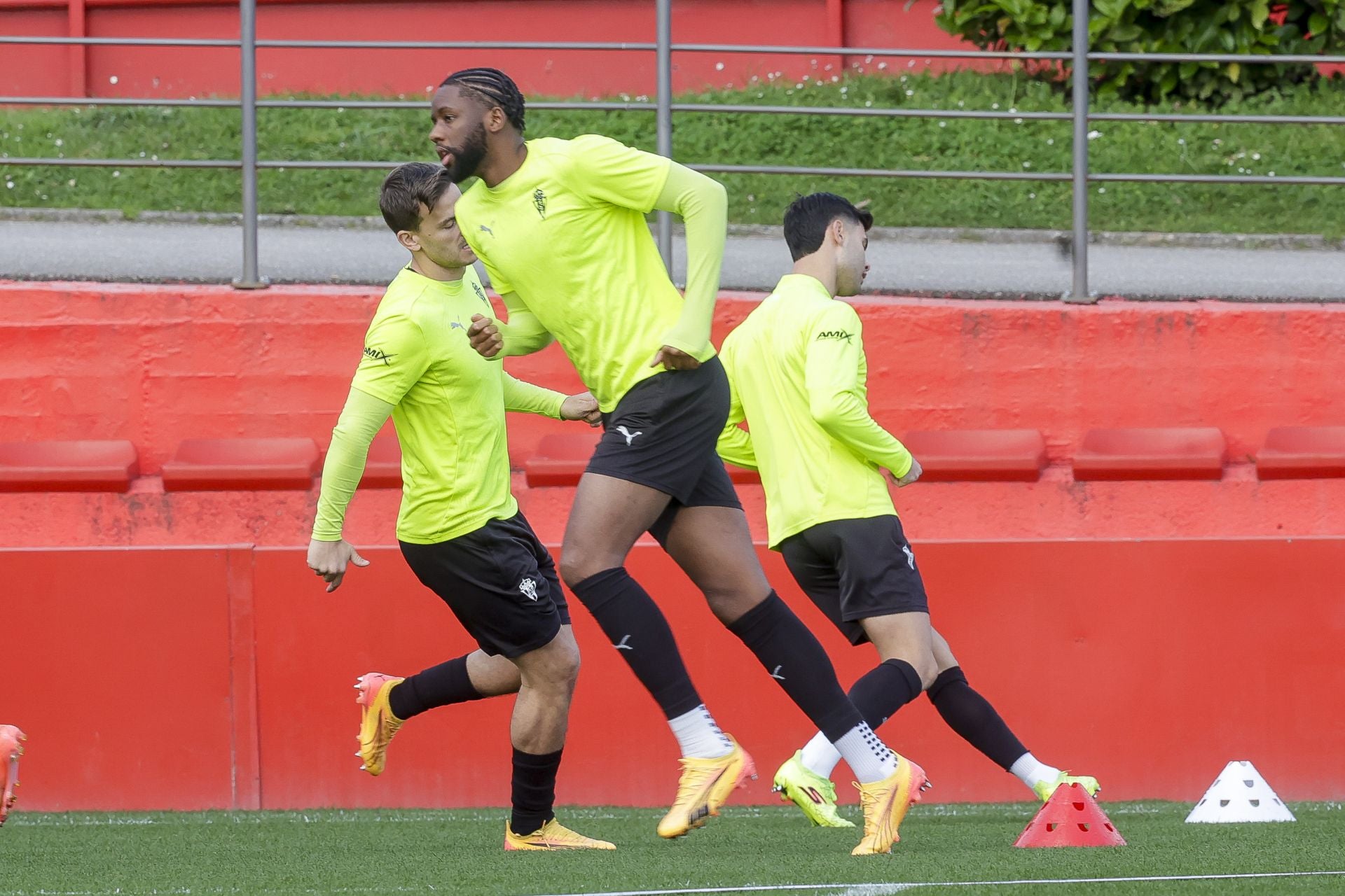 Entrenamiento del Sporting (02/01/2025)