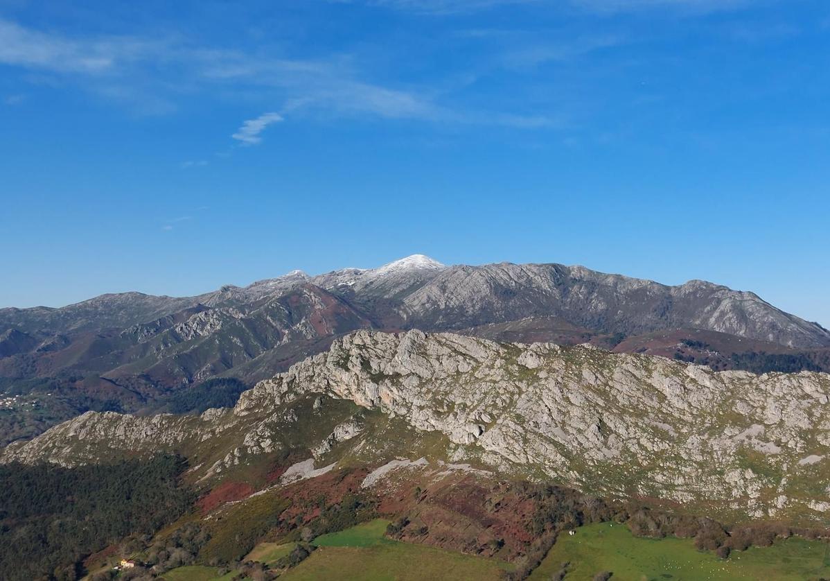Imagen principal - Mirando al Sueve/ Bosque de pinos/ vistas hacia Ponga 