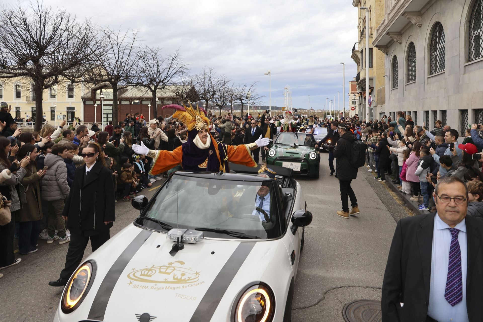 Las imágenes de la llegada de los Reyes Magos a Gijón