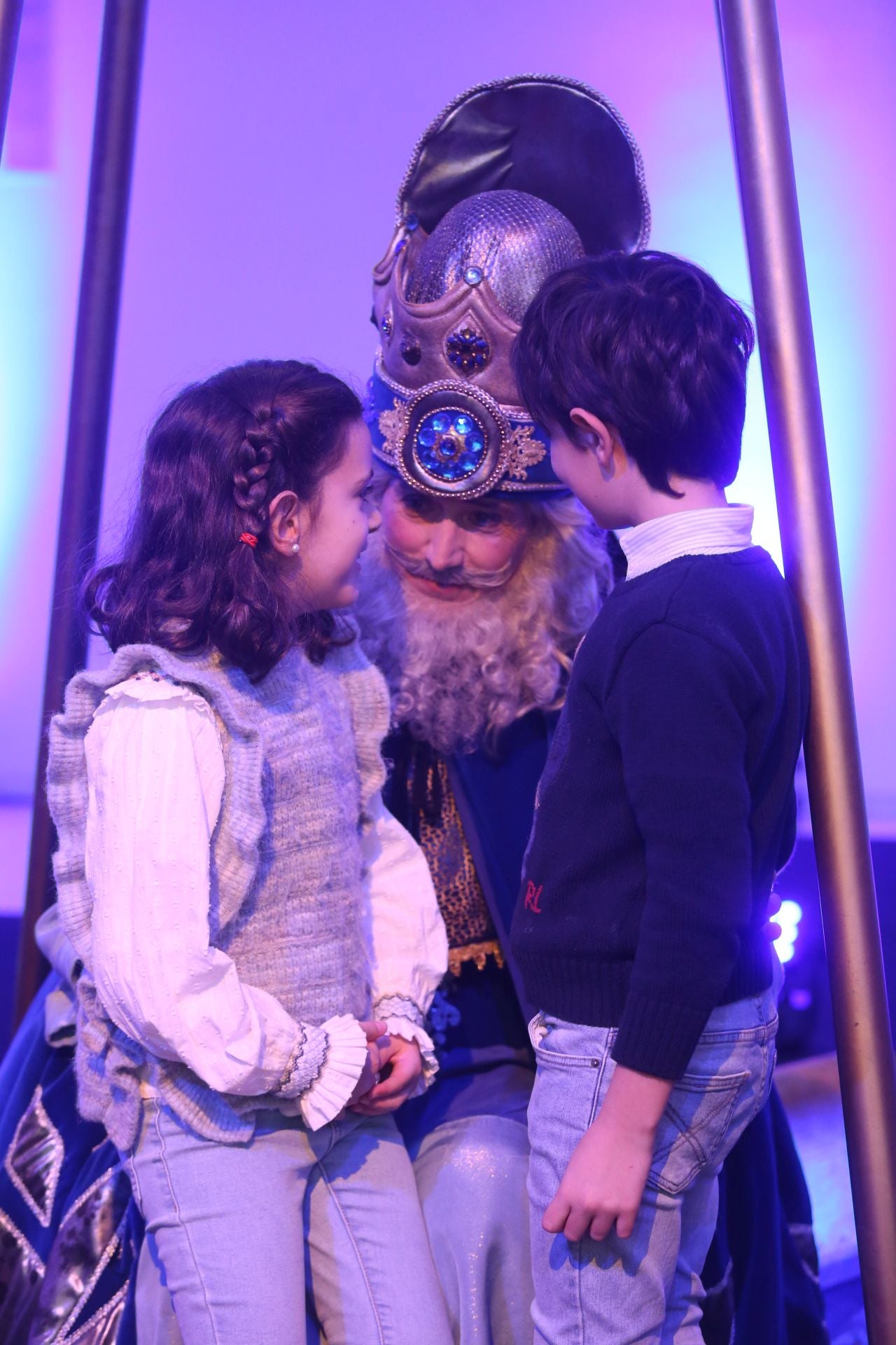 En imágenes: recepción de los Reyes Magos a los niños de Oviedo