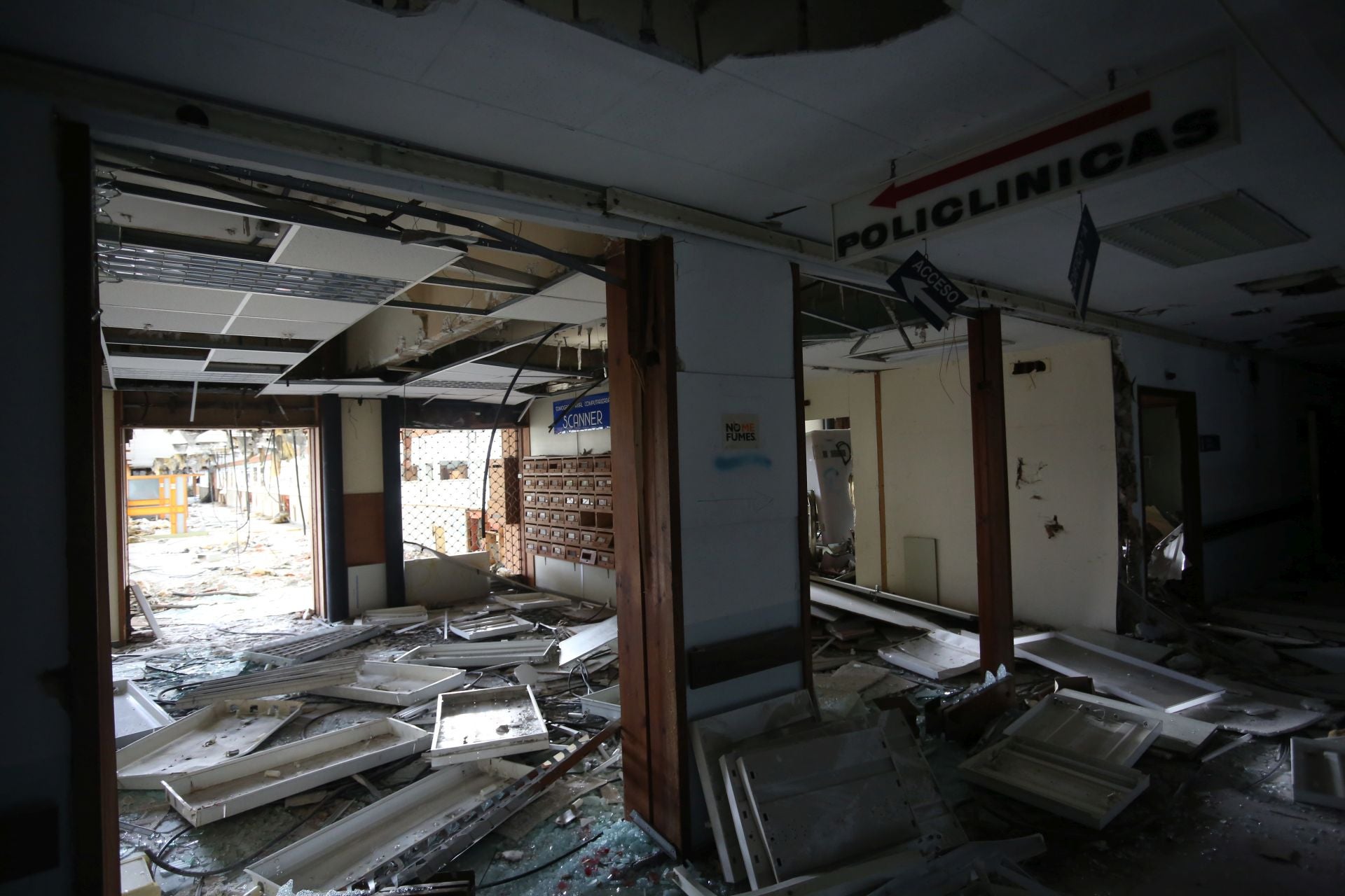 El viejo HUCA, un imán para los saqueadores