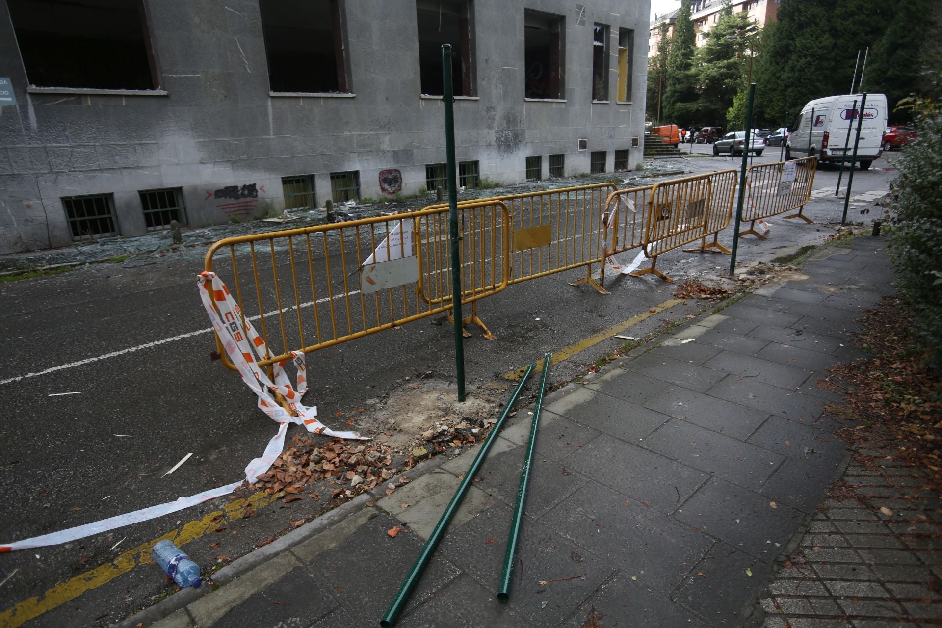 El viejo HUCA, un imán para los saqueadores