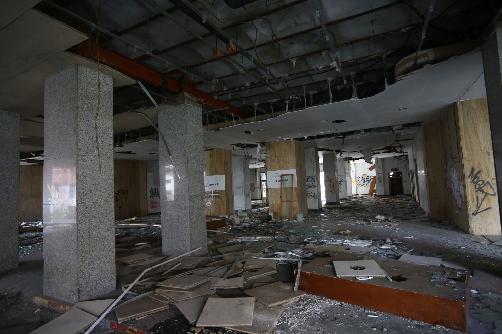 El viejo HUCA, un imán para los saqueadores