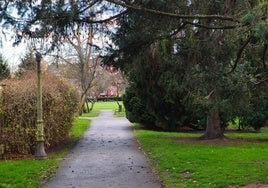 El parque Ferrera de Avilés.