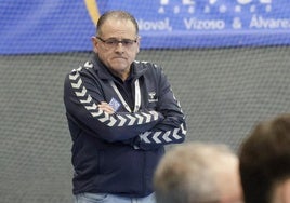 Juan Muñiz, durante un instante del partido frente al Zamora en La Magdalena.