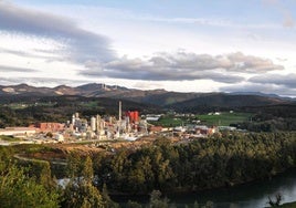 La planta de Ence en Navia.