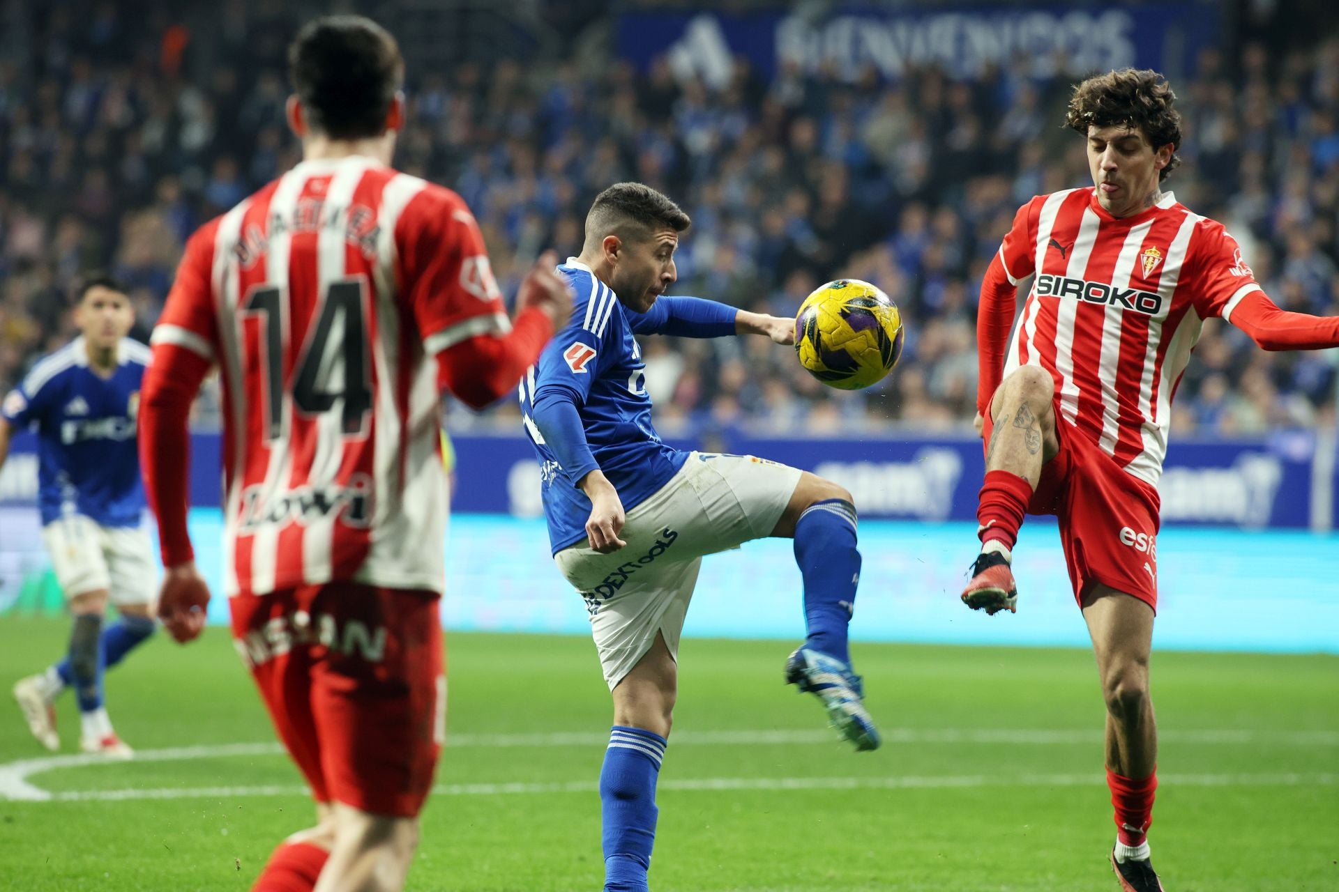 Las mejores imágenes del Real Oviedo - Sporting de Gijón