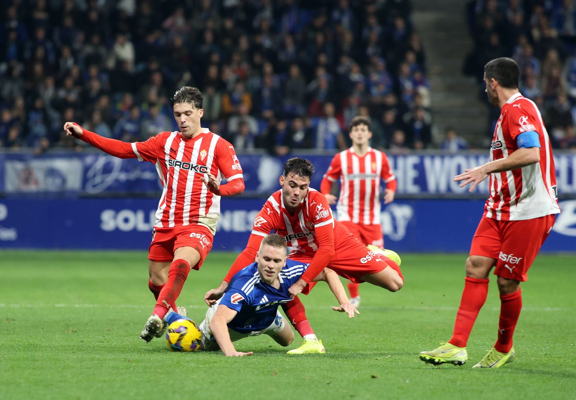 Las mejores imágenes del Real Oviedo - Sporting de Gijón