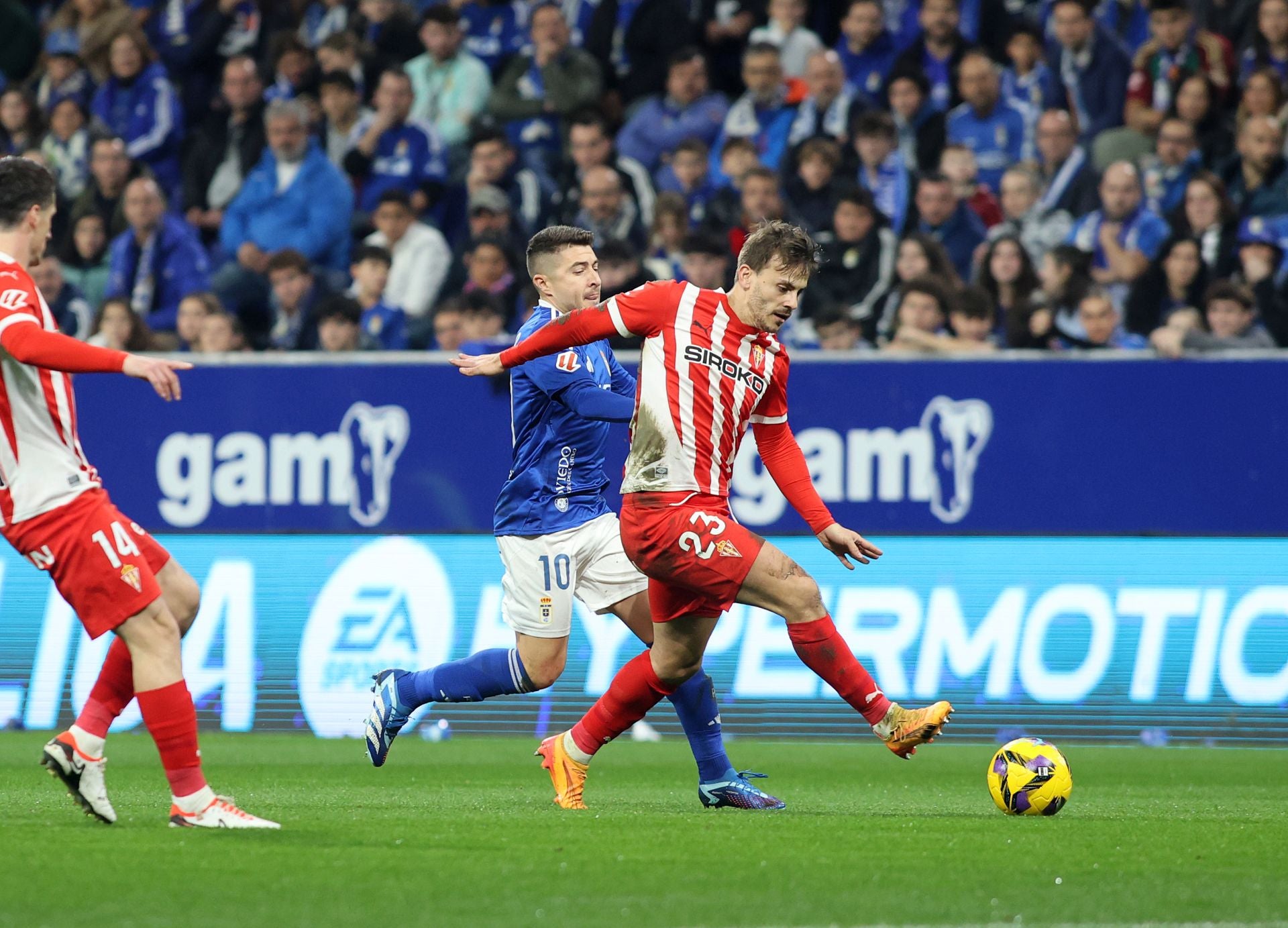 Las mejores imágenes del Real Oviedo - Sporting de Gijón