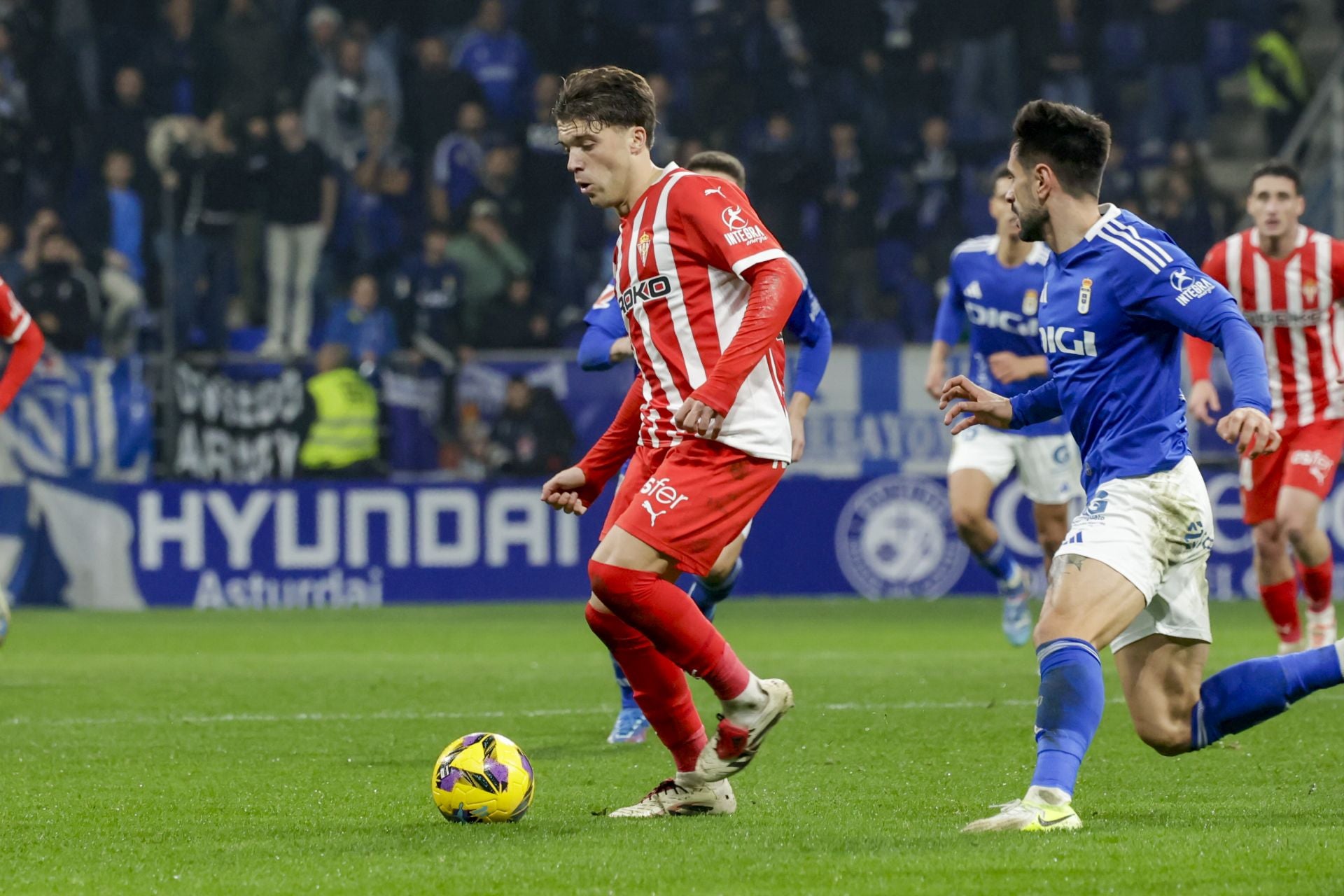 Las mejores imágenes del Real Oviedo - Sporting de Gijón