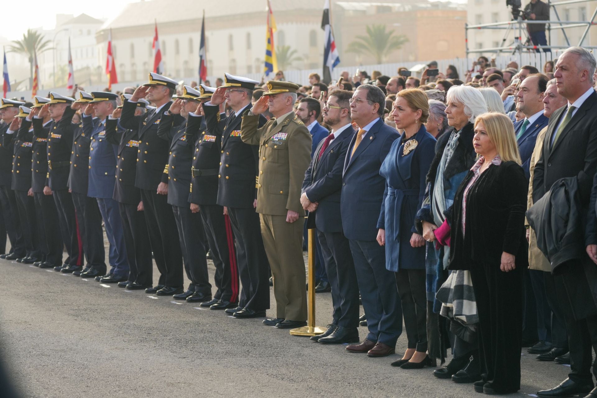 La Princesa Leonor se despide de sus padres, los Reyes, y pone rumbo a América
