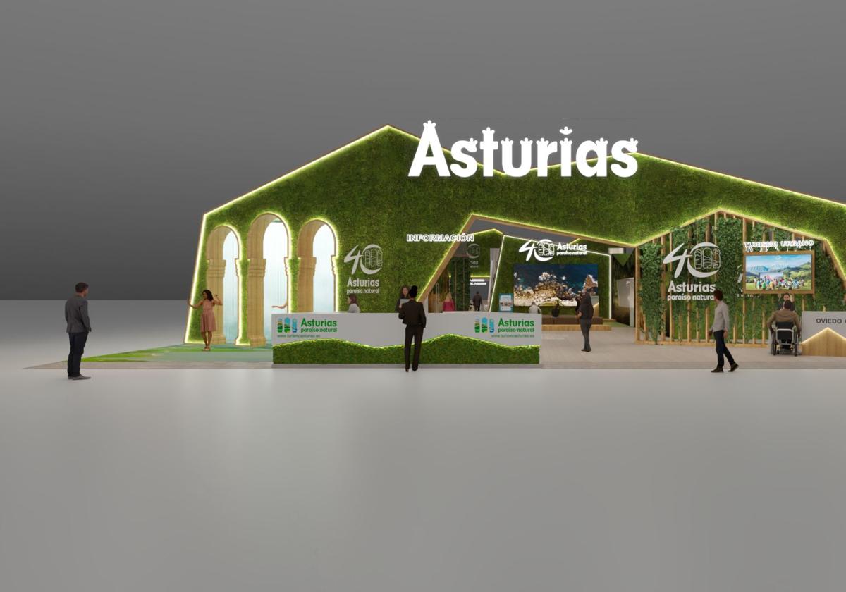 &#039;Asturias Paraíso Natural&#039;, el estand del Principado en Fitur