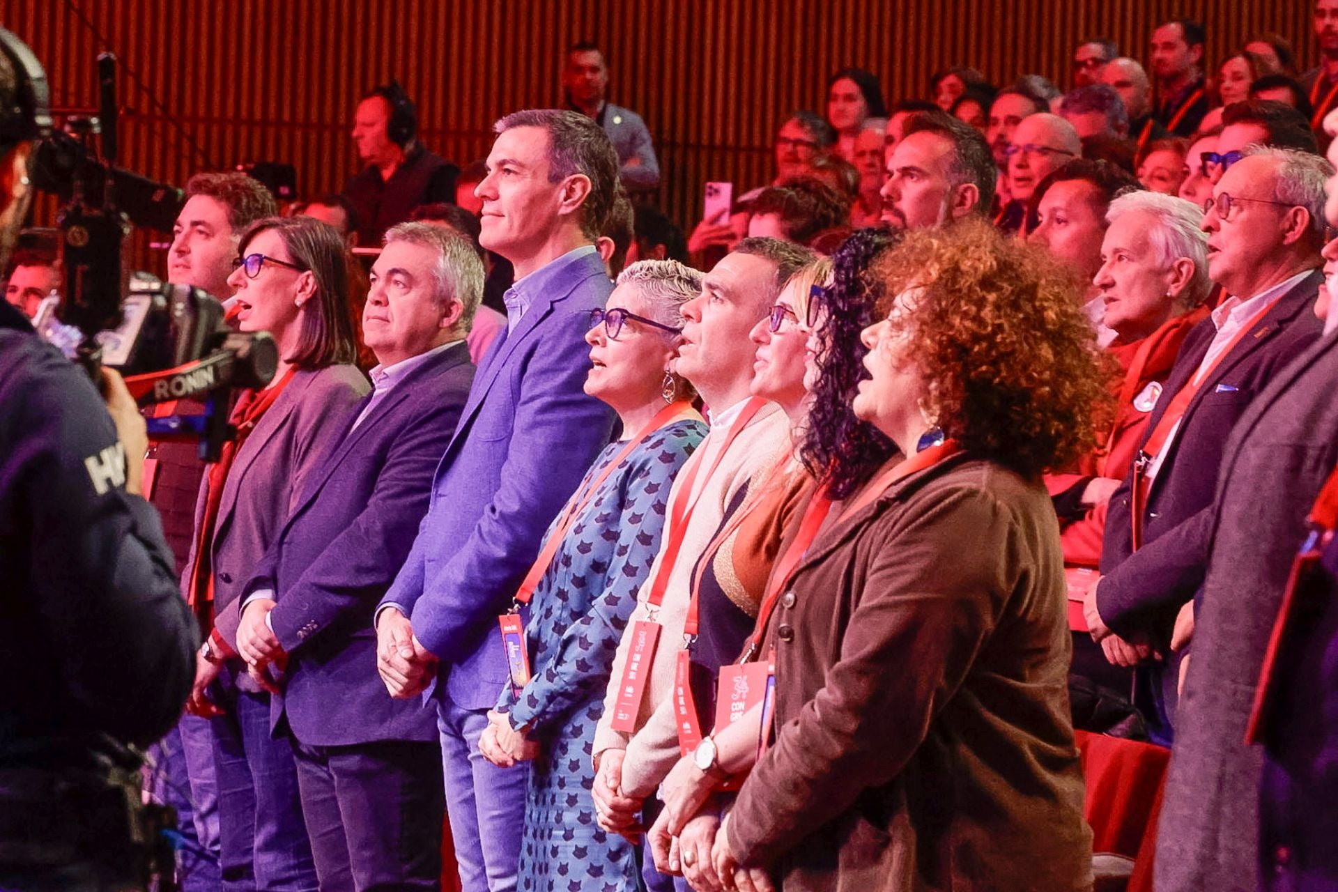 Pedro Sánchez y Adrián Barbón inauguran el congreso socialista en Avilés