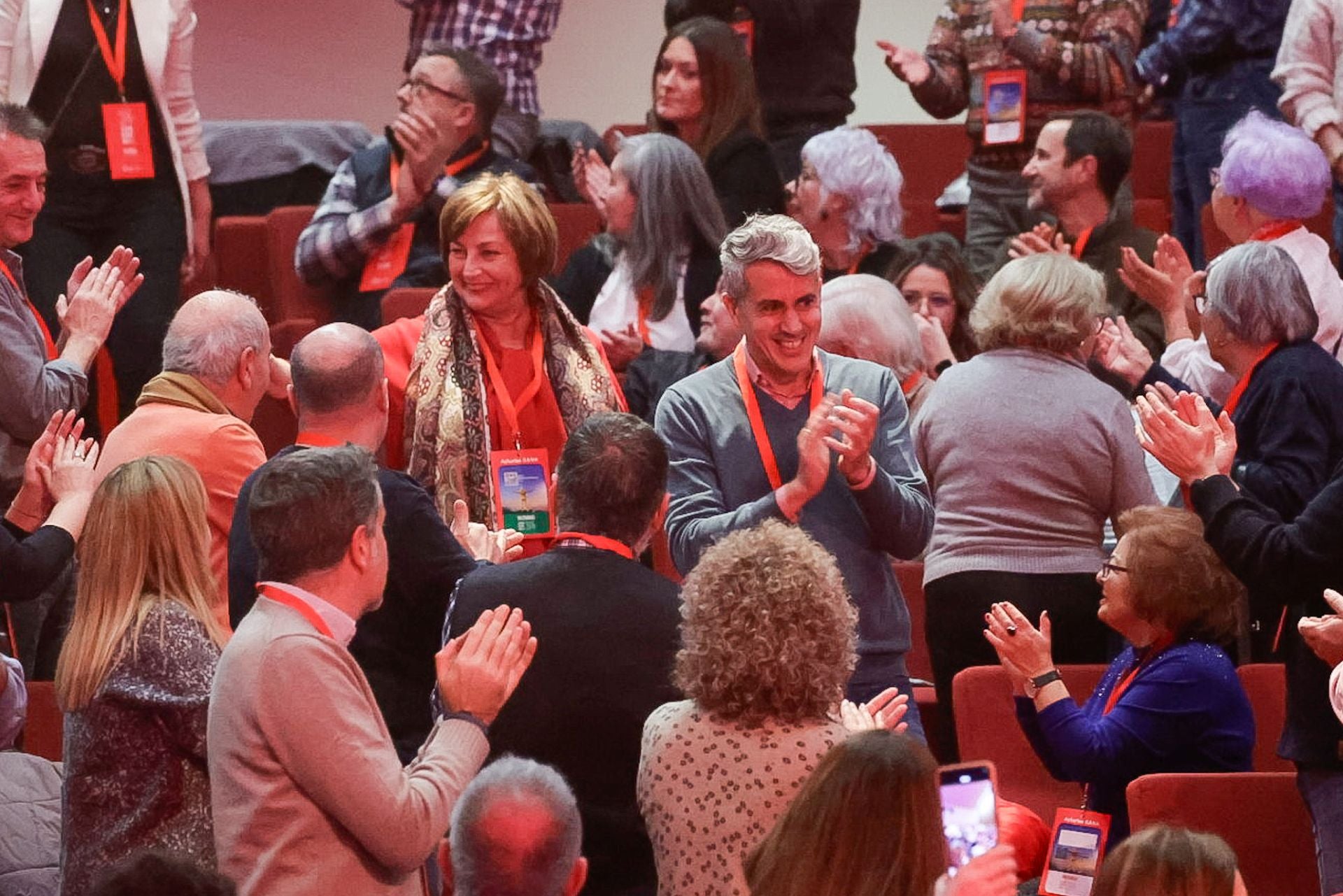 Pedro Sánchez y Adrián Barbón inauguran el congreso socialista en Avilés