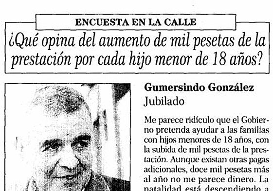 Nuestra encuesta en la calle.