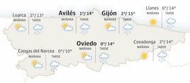 El tiempo en Asturias: esta es la previsión para este domingo, 19 de enero