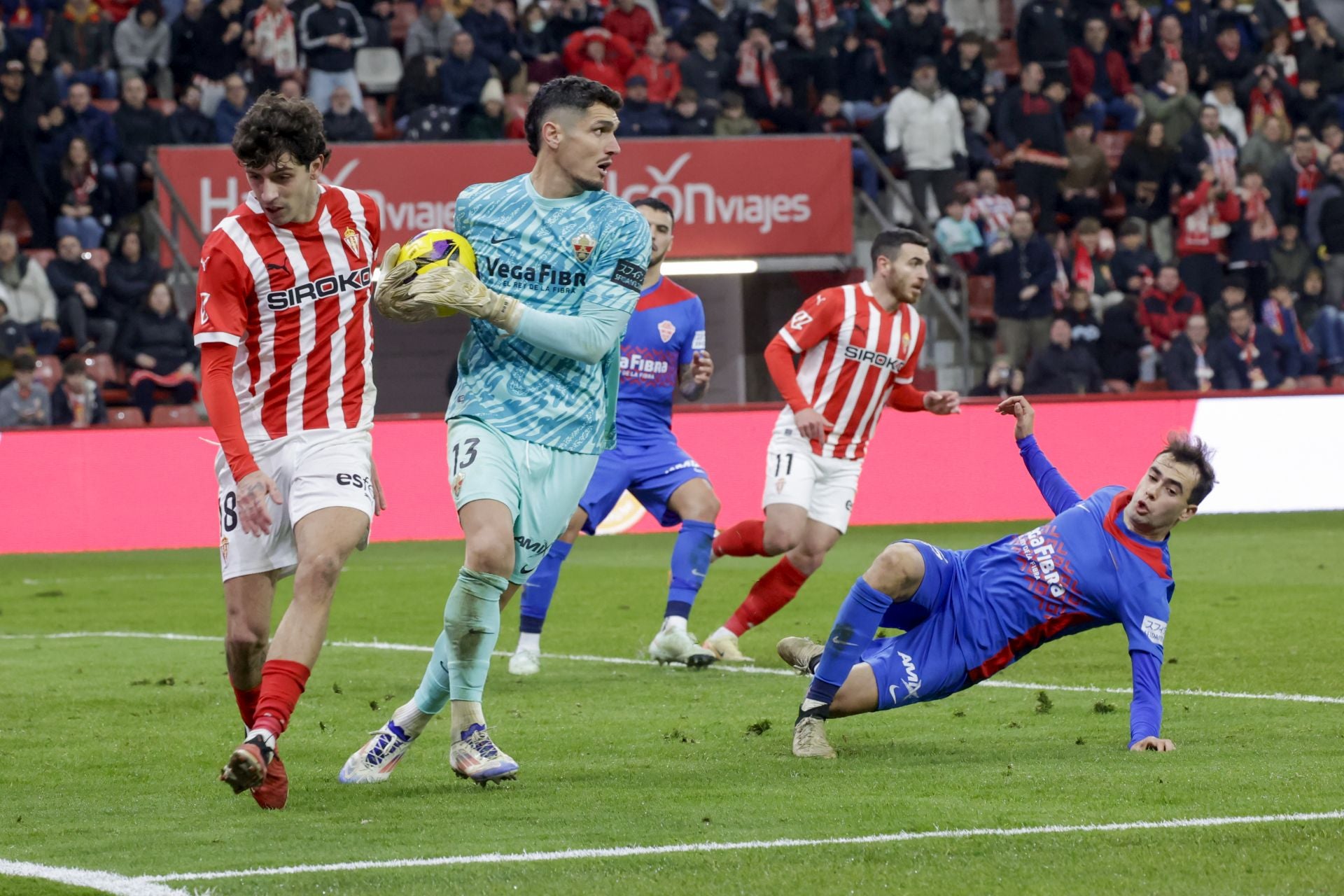 Las mejores imágenes del Sporting de Gijón (1 - 1) Elche