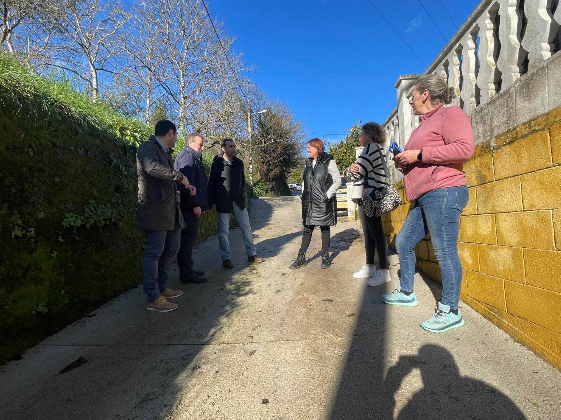 Marcelino Marcos visitó ayer Pravia.