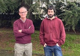 Jaime Ferrer y Gabriel Martínez, investigadores de la Universidad de Oviedo.