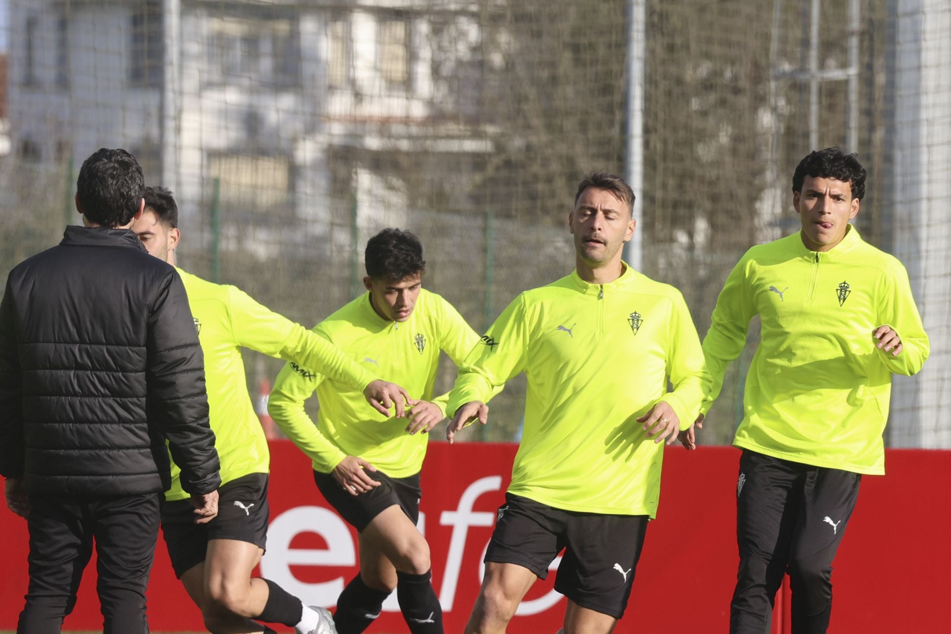 Entrenamiento del Sporting de Gijón (23/01/2025)