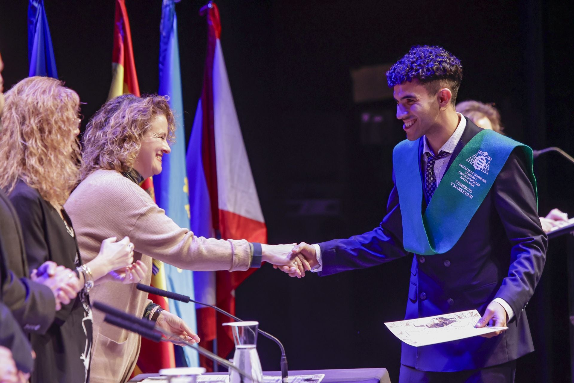 Acto de graduación de los alumnos de la Facultad de Comercio, Turismo y Ciencias Sociales Jovellanos