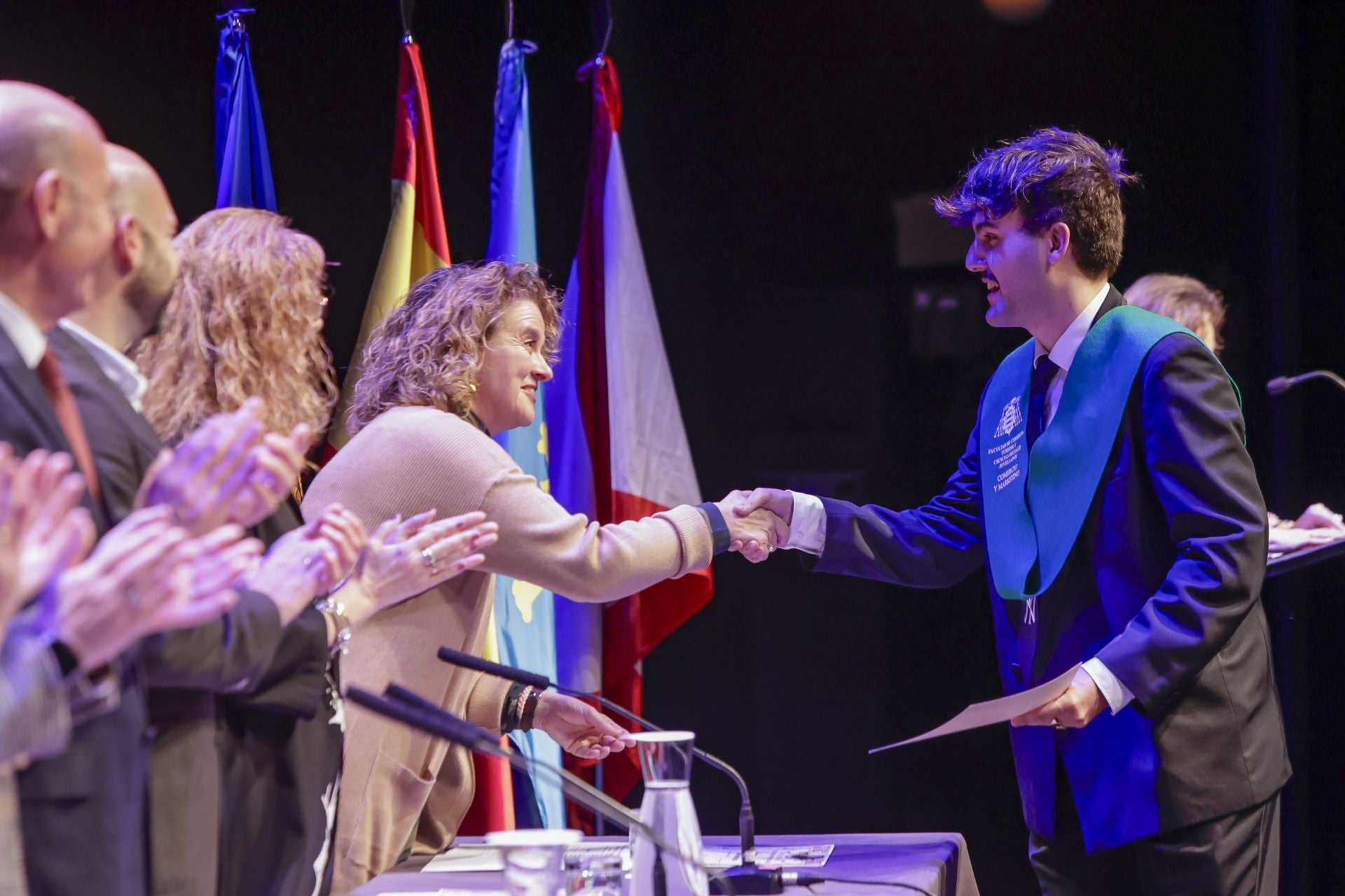 Acto de graduación de los alumnos de la Facultad de Comercio, Turismo y Ciencias Sociales Jovellanos