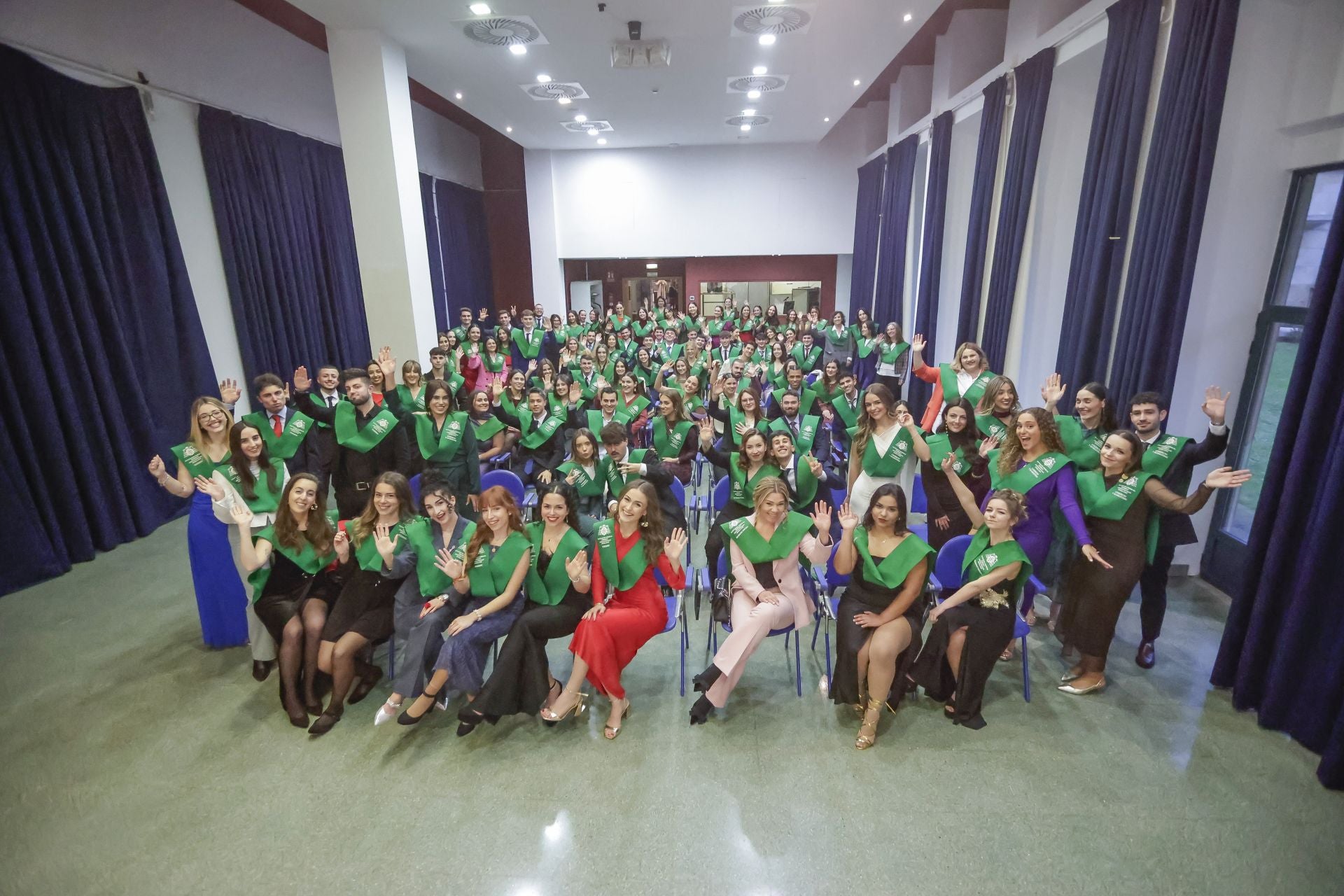 Acto de graduación de los alumnos de la Facultad de Comercio, Turismo y Ciencias Sociales Jovellanos