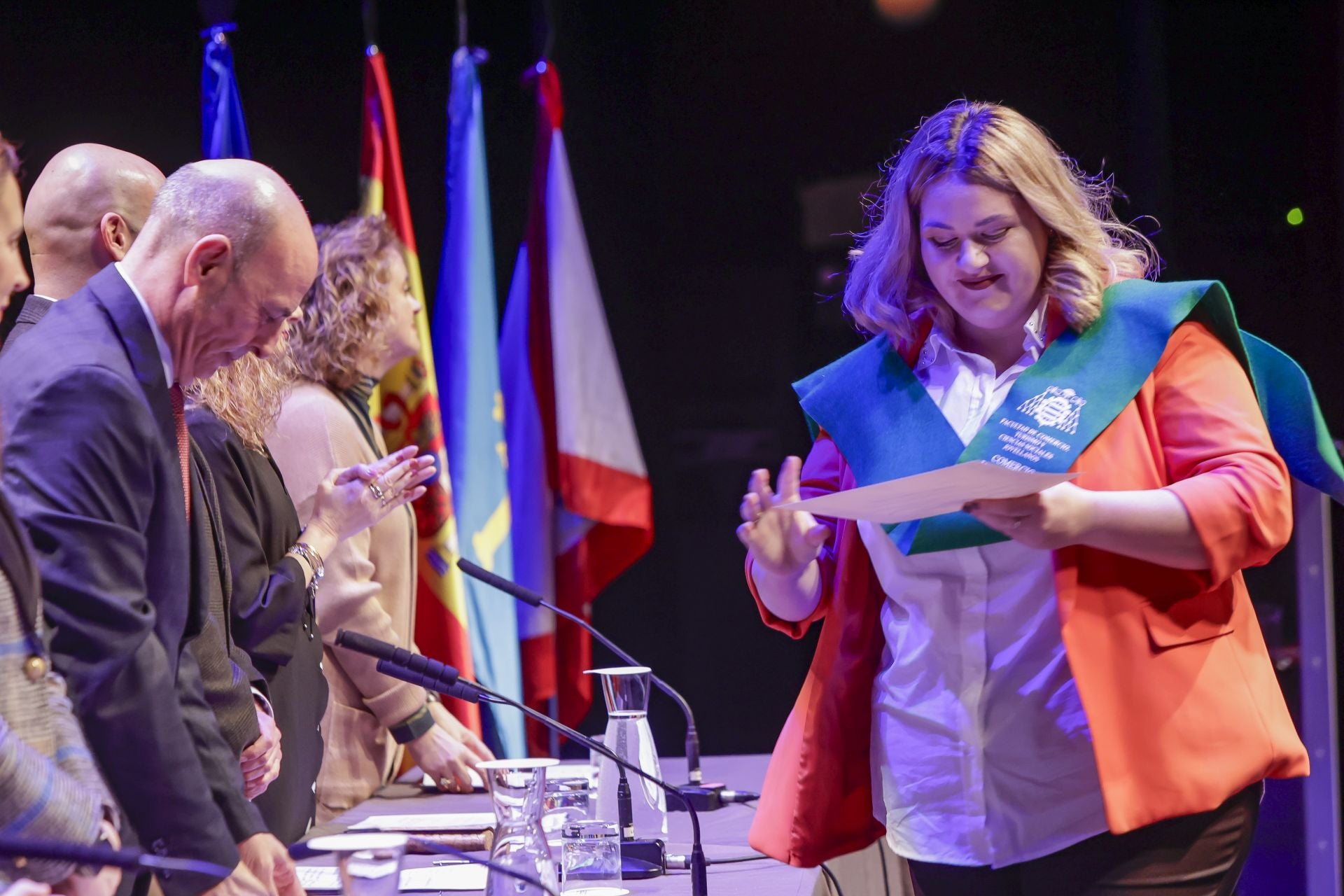 Acto de graduación de los alumnos de la Facultad de Comercio, Turismo y Ciencias Sociales Jovellanos