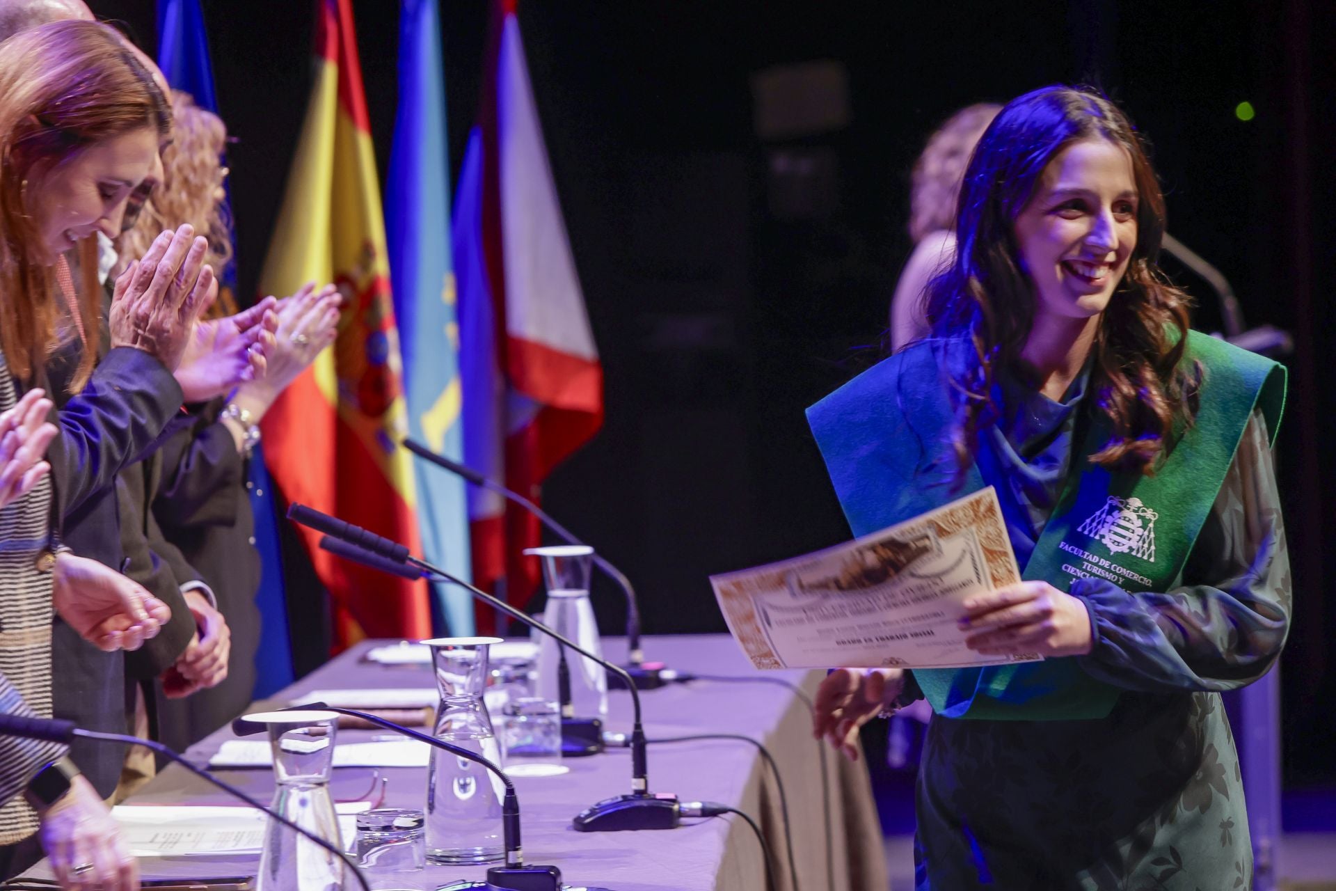 Acto de graduación de los alumnos de la Facultad de Comercio, Turismo y Ciencias Sociales Jovellanos