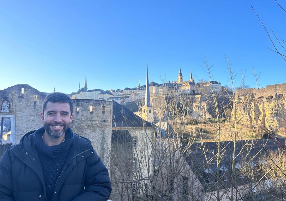 César Quintana, en Luxemburgo, donde vive desde 2010.